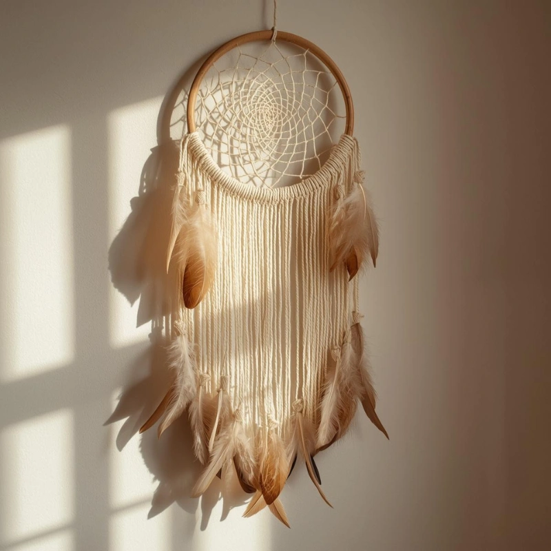 diy dreamcatcher craft for home decoration