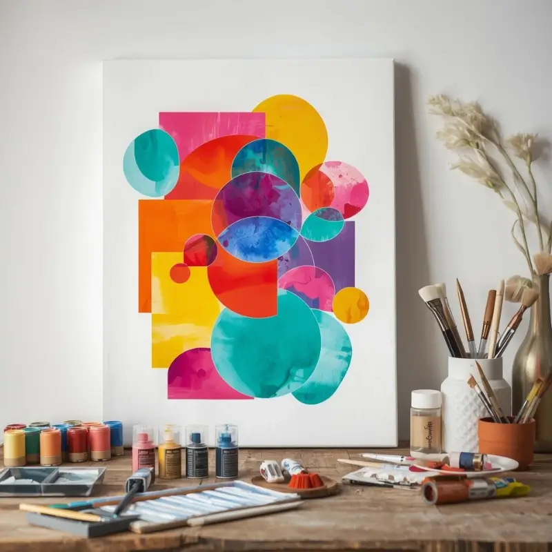 DIY canvas wall art painting home decor craft