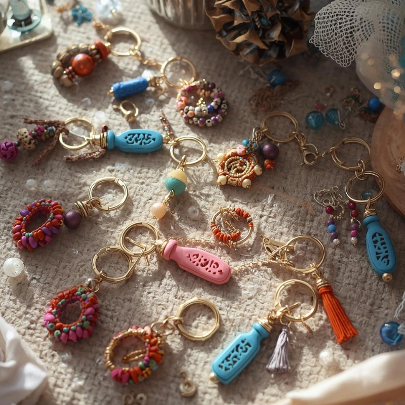 handmade keychain craft easy crafts to do at home