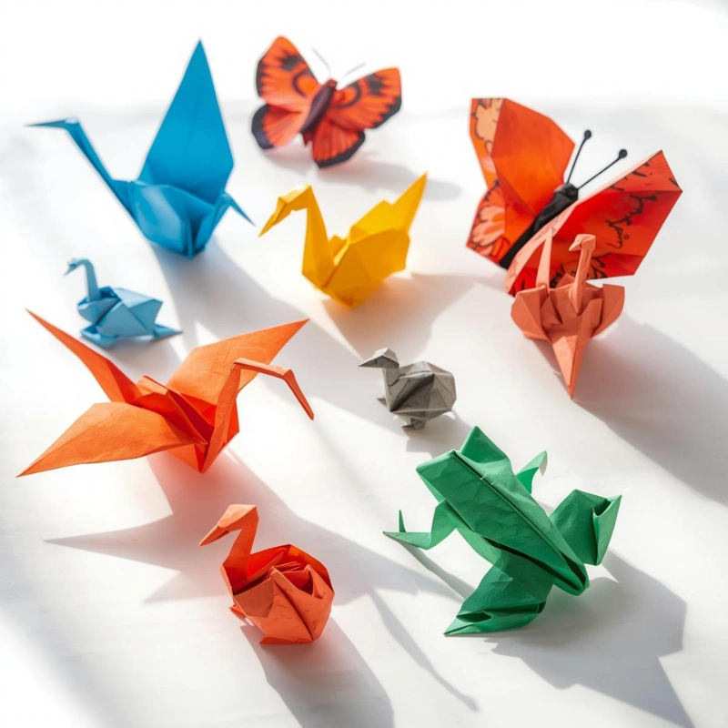 origami animal paper folding craft easy crafts to do at home