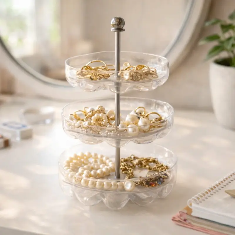 plastic bottle jewelry holder DIY craft