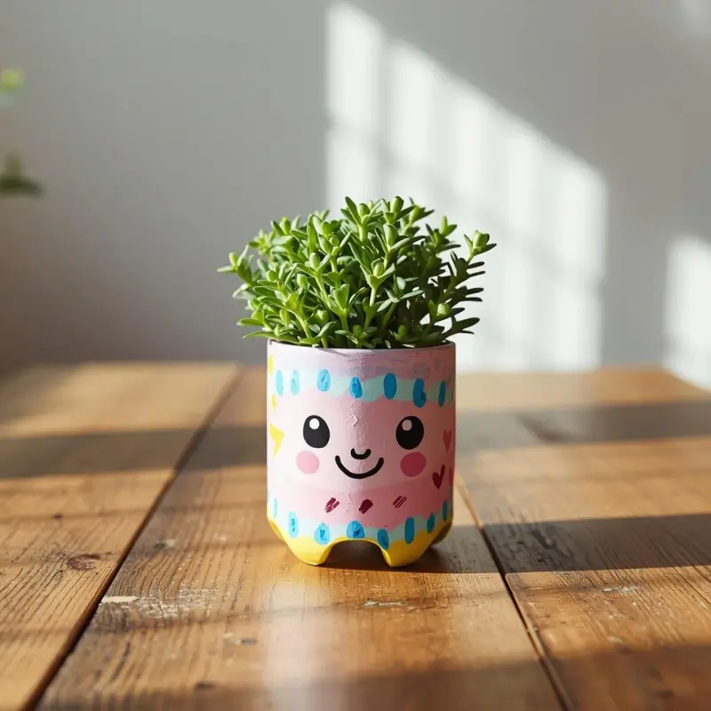 plastic bottle planter best out of waste craft idea