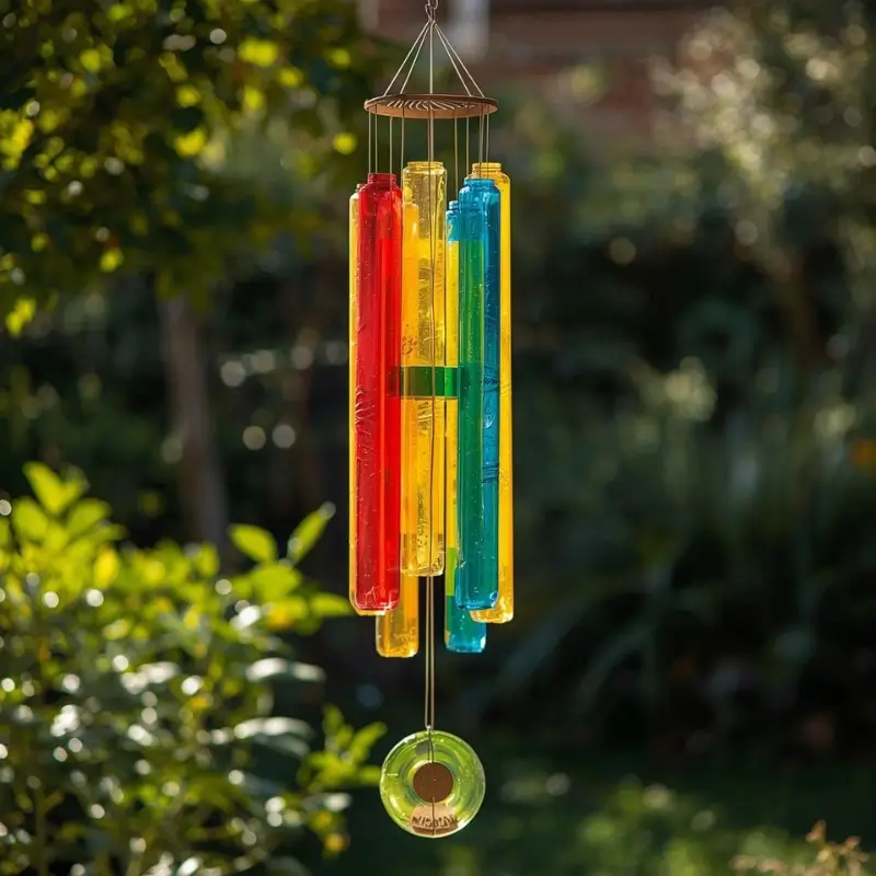 plastic bottle wind chime DIY craft
